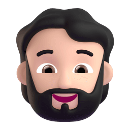 Hit21 blackjack avatar: Man Beard